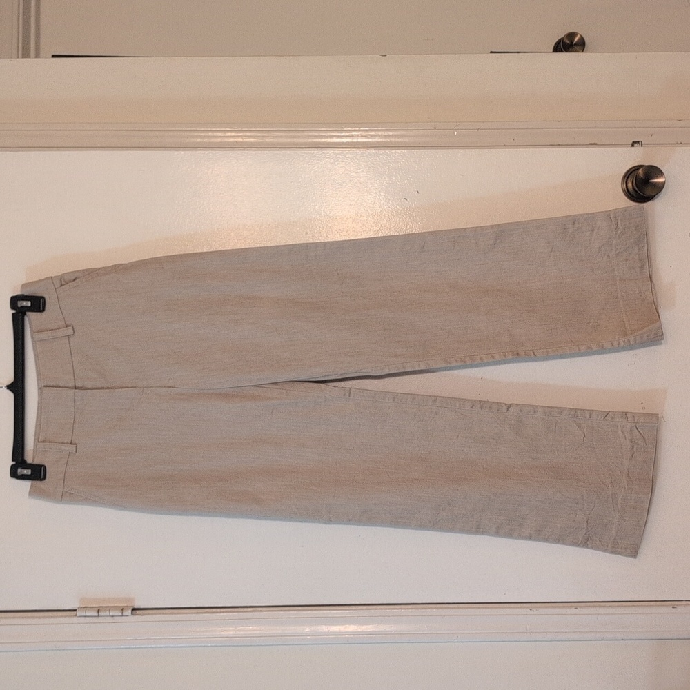 Trina Turk Trouser Pants Tan Cream Size 4